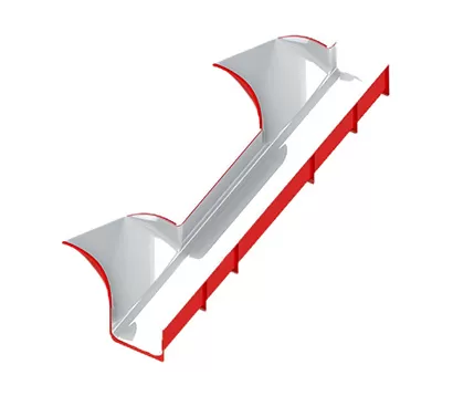 格子コンベアシュート付きクロス